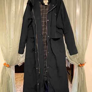 L.L. Bean Women's Black Trench Coat